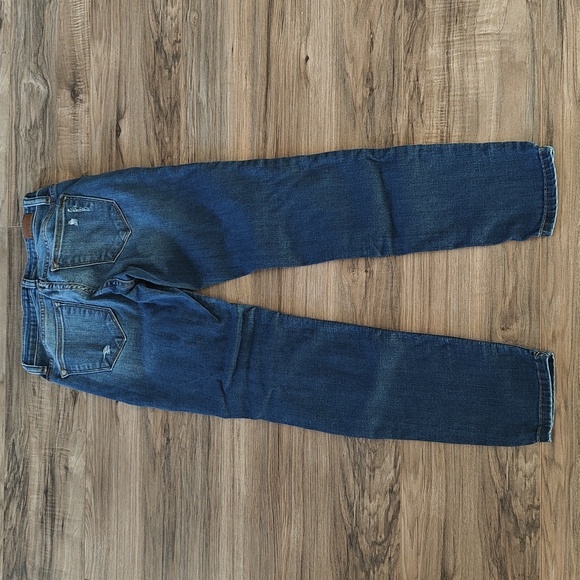 🎉Host Pick🎉 EUC Distressed Plaid Patch Skinny Jeans - Picture 5 of 7